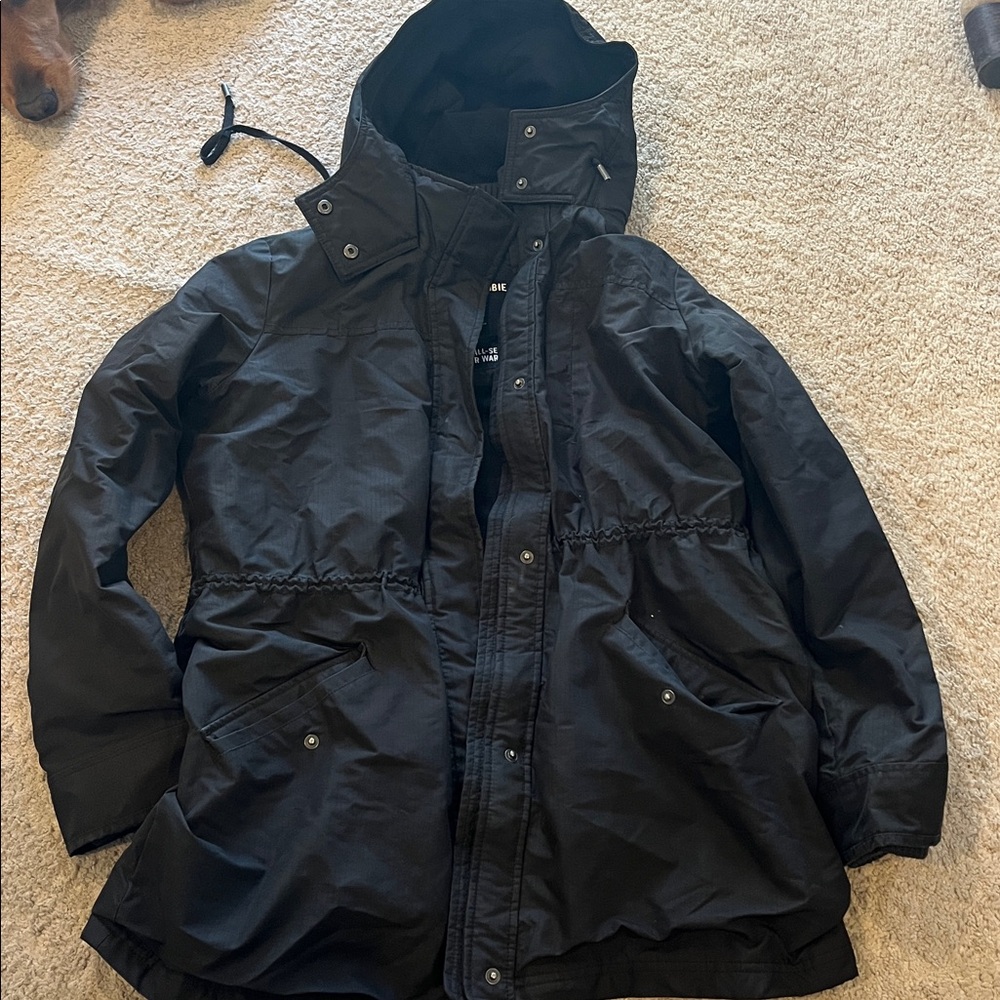 Abercrombie & Fitch Black Ski Jacket